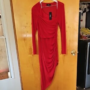 ❣️Lulus Authentic Vibe Asymetrical Dress 🔴